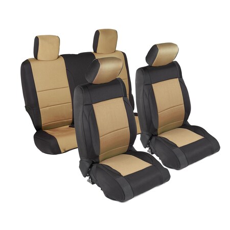 Smittybilt JEEP 13-18 WRANGLER JK - 2 DOOR NEOPRENE SEAT COVER SET FRONT/REAR - T 471525